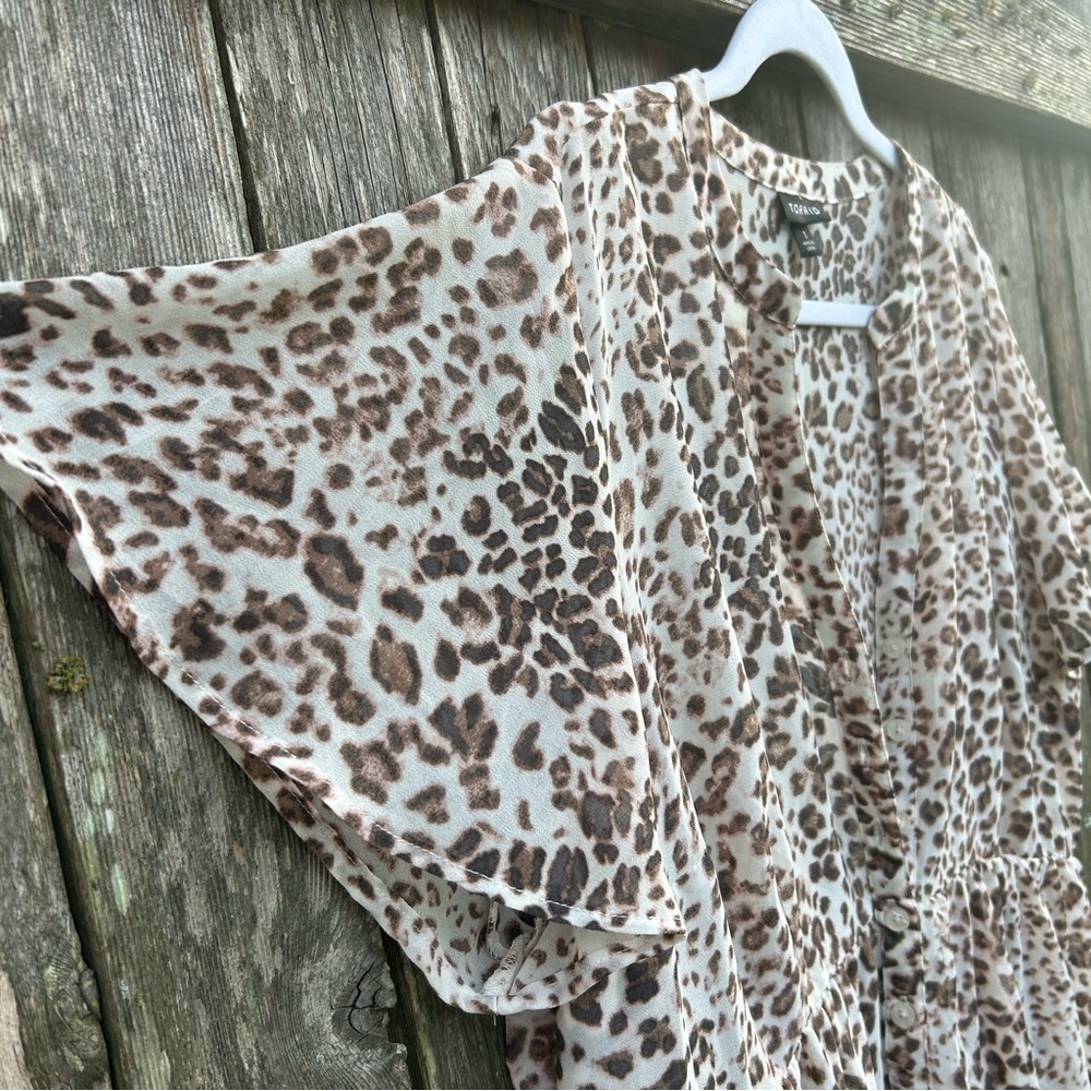 Torrid Hi Low Tunic Button Up Tunic Size 1 - image 3